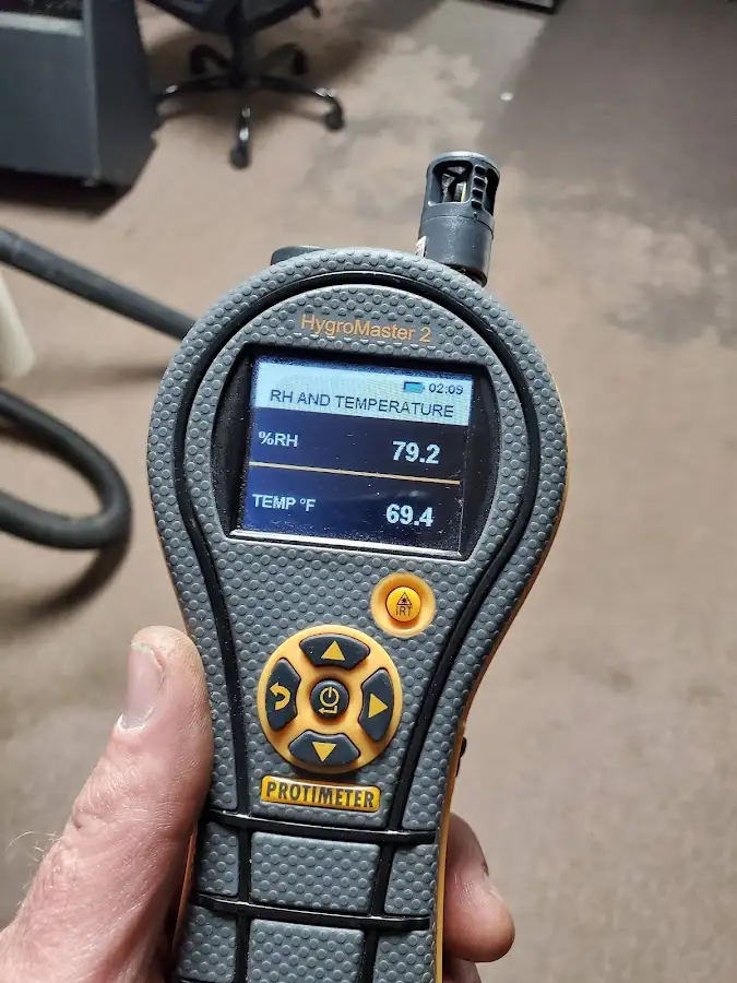Moisture meter humidity assessment for Fire & Smoke Damage Restoration in Alhambra